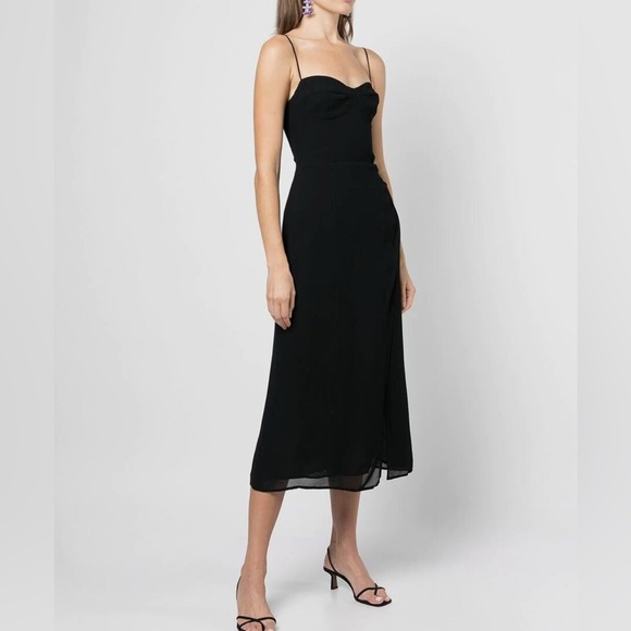 NWT REFORMATION Kourtney Side Slit Dress - Picture 4 of 16